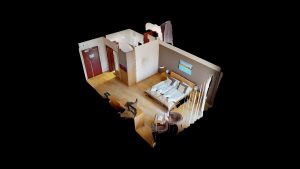 3D prehliadky Izba-212-Wellness-Hotel-Patince-Dollhouse-View